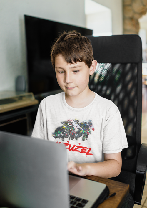 Dziecięca koszulka z nadrukiem #ŻUŻEL MZ06