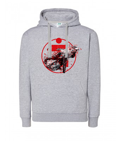 Bluza damska z kapturem Grafika MZ01 Różne kolory - obrazek 2