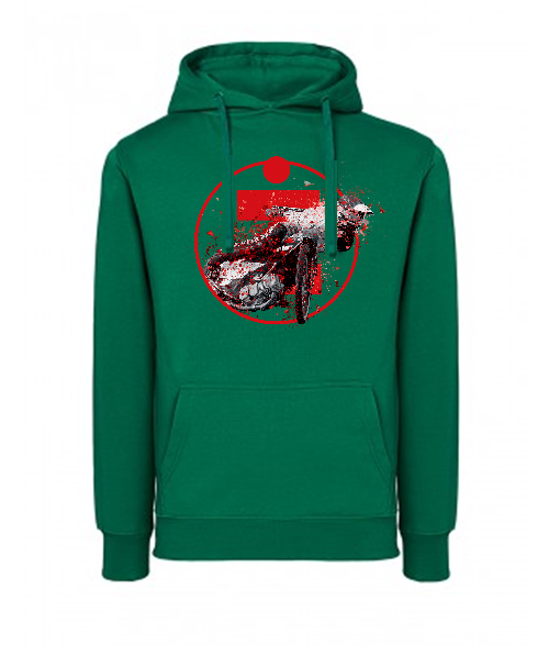Bluza damska z kapturem Grafika MZ01 Różne kolory - obrazek 6