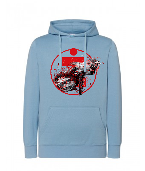 Bluza damska z kapturem Grafika MZ01 Różne kolory - obrazek 11