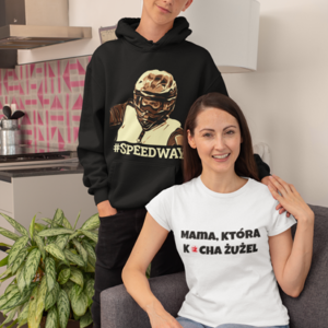 Bluza dla dziecka z kapturem i żużlową grafiką MZ13 Różne kolory