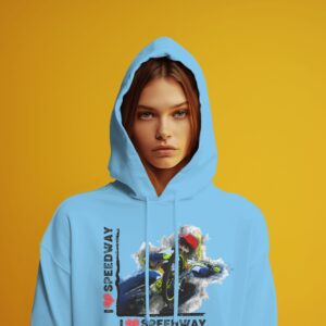 Bluza damska z kapturem Grafika MZ19 Różne kolory