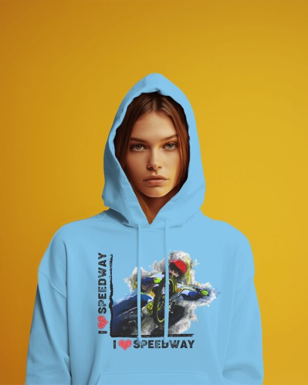 Bluza damska z kapturem Grafika MZ19 Różne kolory
