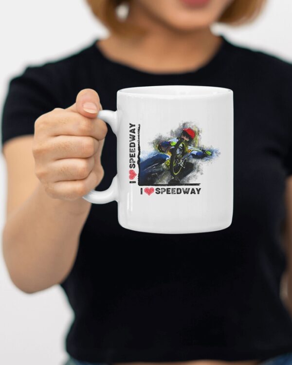 Kubek kibica z żużlową grafiką MZ19 I❤