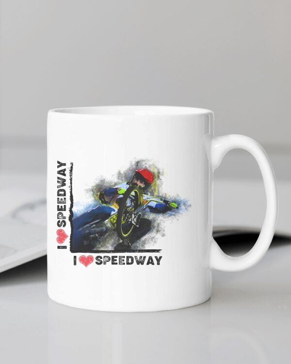 Kubek kibica z żużlową grafiką MZ19 I❤ - obrazek 2