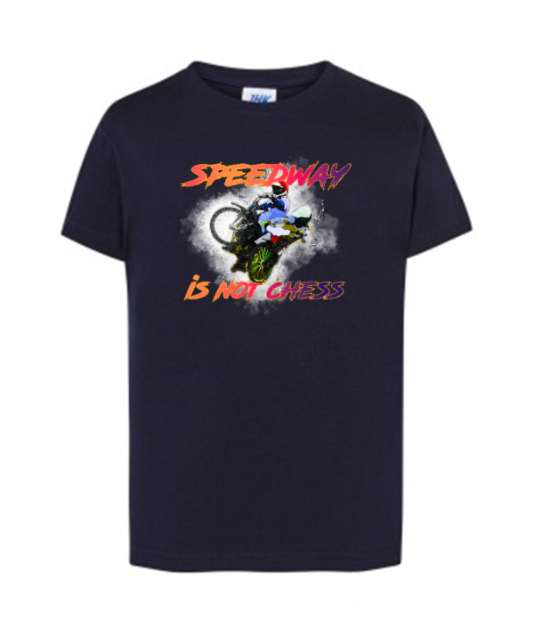 Dziecięca koszulka z nadrukiem MZ22 Speedway is not chess - obrazek 5