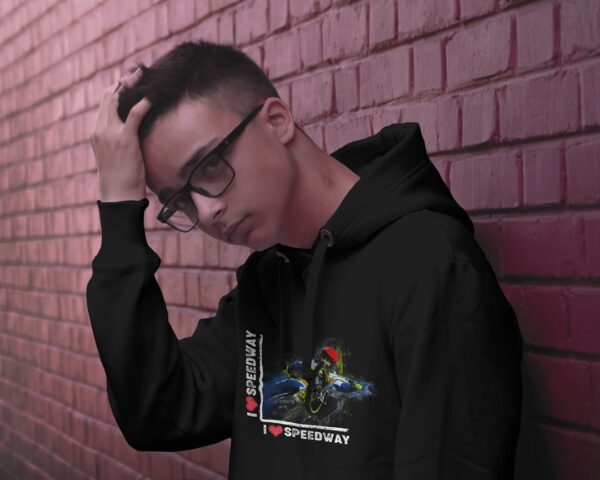 Bluza dla dziecka z kapturem i żużlową grafiką MZ19 I❤ Różne kolory