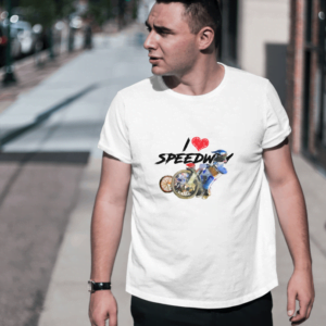 Koszulka Męska z nadrukiem MZ20 I❤SPEEDWAY