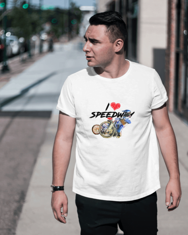 Koszulka Męska z nadrukiem MZ20 I❤SPEEDWAY
