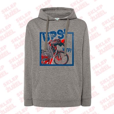 Bluza męska z kapturem Grafika MZ17-1 Także Duże Rozmiary