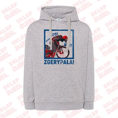 Bluza męska z kapturem Grafika MZ17-2 Także Duże Rozmiary