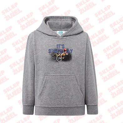 Bluza dla dziecka z kapturem i żużlową grafiką MZ18-2 Różne kolory - obrazek 4