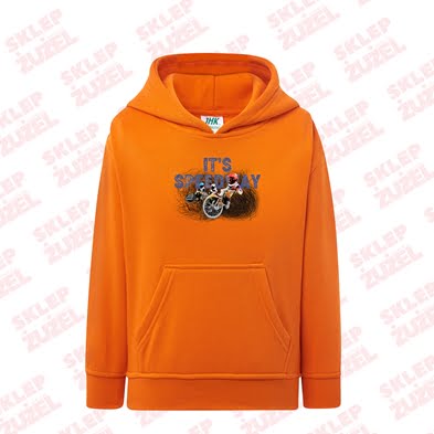 Bluza dla dziecka z kapturem i żużlową grafiką MZ18-2 Różne kolory - obrazek 5