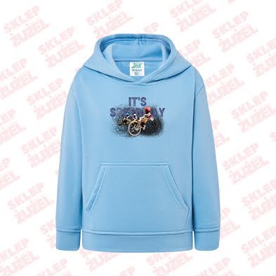 Bluza dla dziecka z kapturem i żużlową grafiką MZ18-2 Różne kolory - obrazek 6