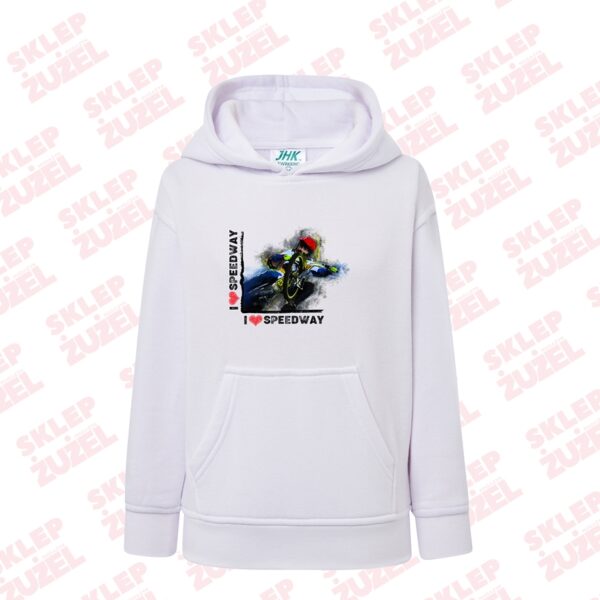 Bluza dla dziecka z kapturem i żużlową grafiką MZ19 I❤ Różne kolory - obrazek 4