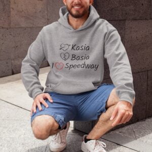 Bluza męska z kapturem Grafika MZ21 ❤SPEEDWAY