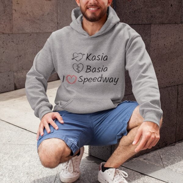 Bluza męska z kapturem Grafika MZ21 ❤SPEEDWAY