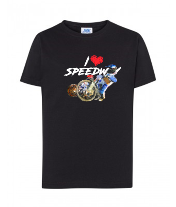 Dziecięca koszulka z nadrukiem MZ20 I❤Speedway - obrazek 2