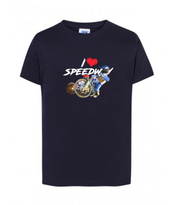 Dziecięca koszulka z nadrukiem MZ20 I❤Speedway - obrazek 4