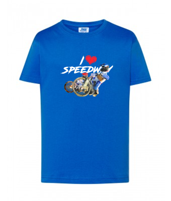 Dziecięca koszulka z nadrukiem MZ20 I❤Speedway - obrazek 5