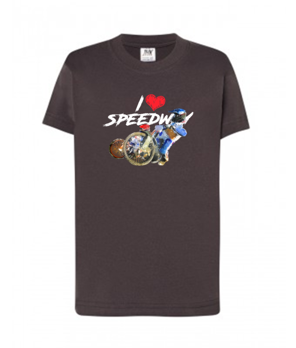 Dziecięca koszulka z nadrukiem MZ20 I❤Speedway - obrazek 6