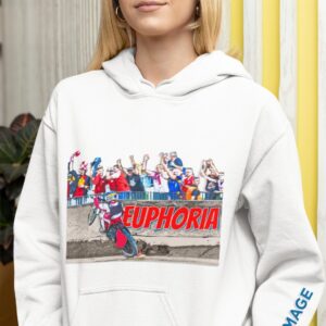 Bluza damska z kapturem Grafika MZ23 Różne kolory