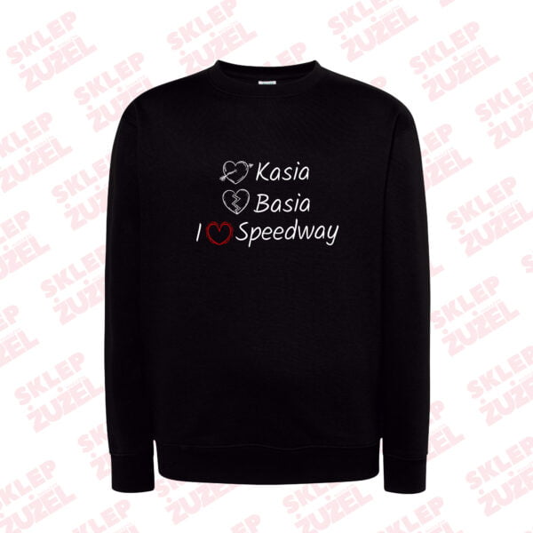 Bluza męska Klasyczna Z nadrukiem Grafika MZ21 I❤ Speedway - obrazek 2