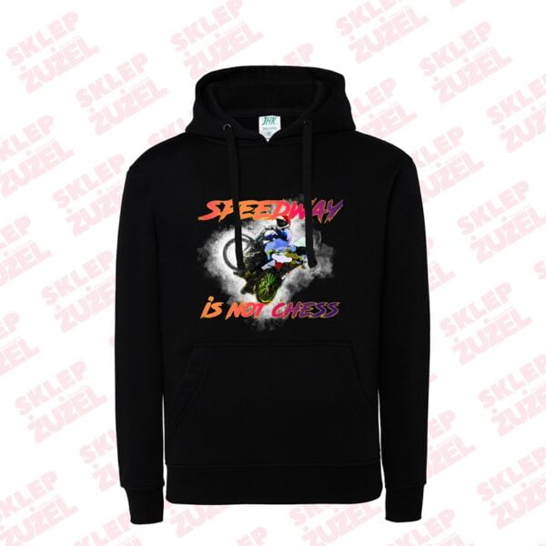 Bluza damska z kapturem Grafika MZ22 Różne kolory - obrazek 2