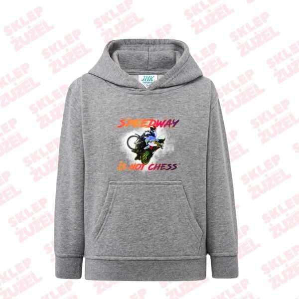 Bluza dla dziecka z kapturem i żużlową grafiką MZ22 Różne kolory - obrazek 7