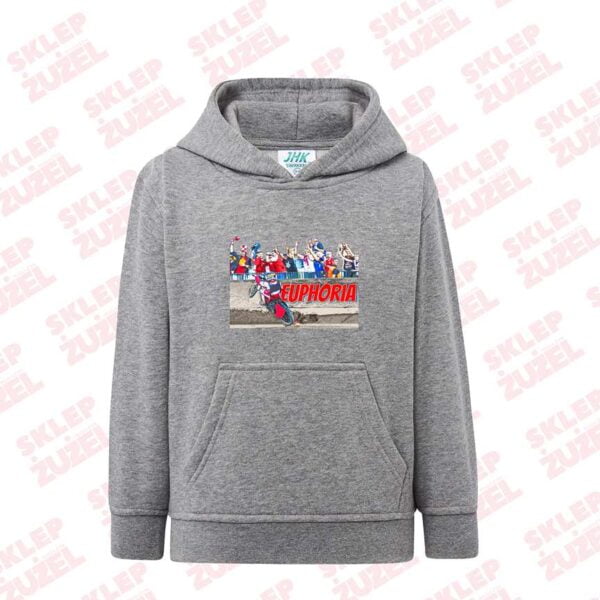 Bluza dla dziecka z kapturem i żużlową grafiką MZ23 Różne kolory - obrazek 6