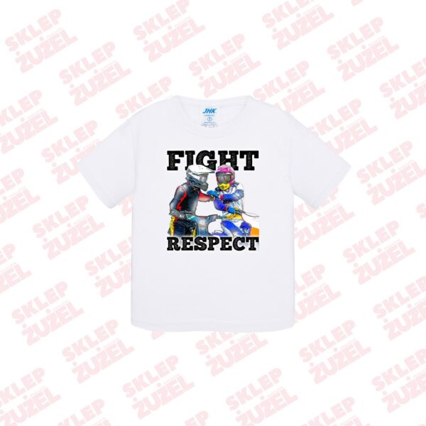 Koszulka dla Maluszka z żużlową grafiką MZ25 100% bawełna Fight&Respect - obrazek 5