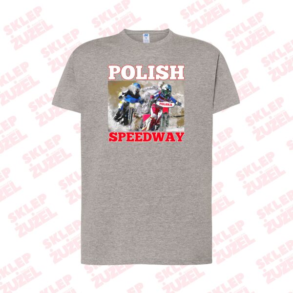 Koszulka Męska dla fana żużla z nadrukiem MZ28 Polish Speedway - obrazek 4