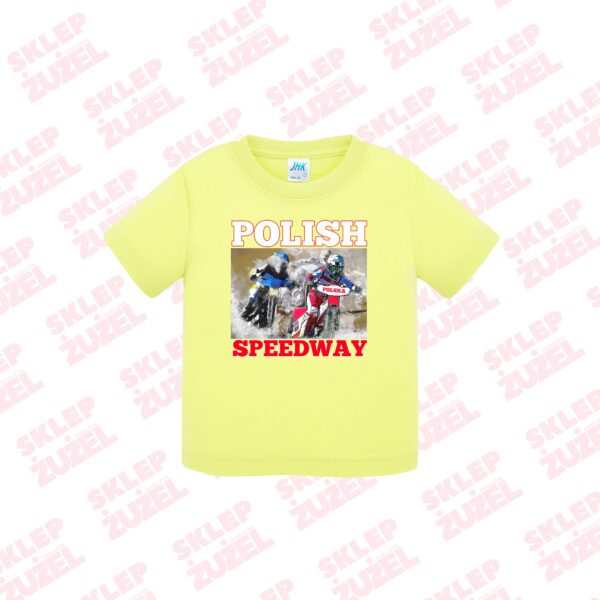 Koszulka dla Maluszka z żużlową grafiką 0-2 lata MZ28 Polish Speedway - obrazek 4