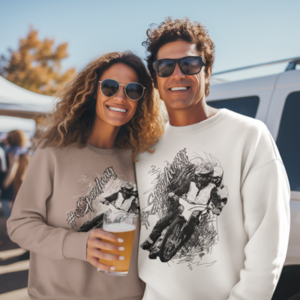 Bluza unisex klasyczna damska męska z Grafiką MZ14 Różne kolory