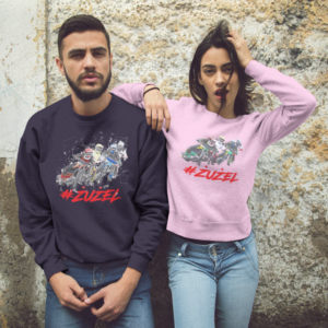 Bluza unisex klasyczna damska męska z Grafiką MZ06 Różne kolory