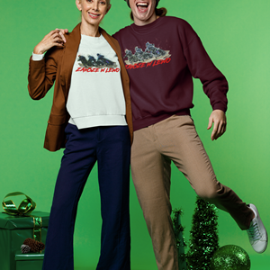 Bluza unisex klasyczna damska męska z Grafiką MZ08 Różne kolory
