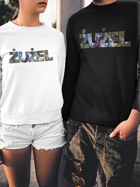 Bluza unisex klasyczna damska męska z Grafiką MZ02 Różne kolory