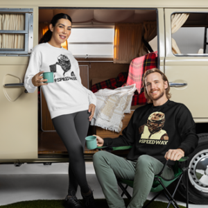 Bluza unisex klasyczna damska męska z Grafiką MZ13 Różne kolory