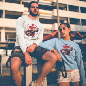 Bluza unisex klasyczna damska męska z Grafiką MZ01 Różne kolory