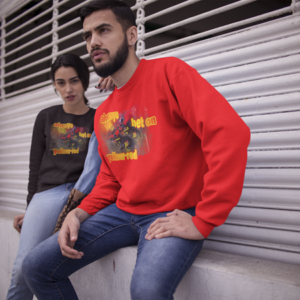 Bluza unisex klasyczna damska męska z Grafiką MZ24 Różne kolory