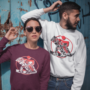 Bluza unisex klasyczna damska męska z Grafiką MZ04 Różne kolory
