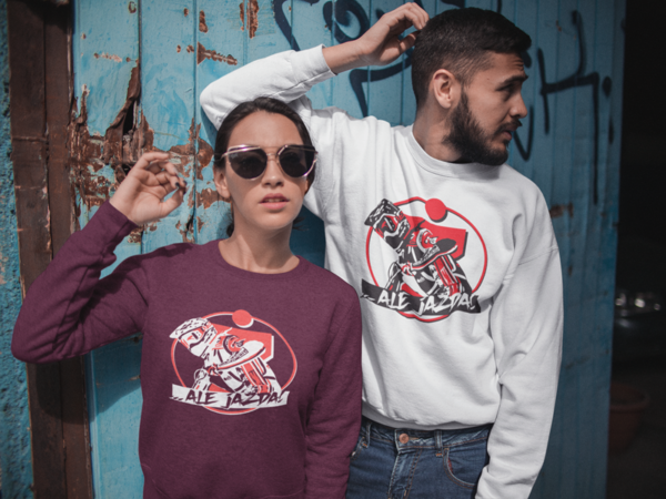 Bluza unisex klasyczna damska męska z Grafiką MZ04 Różne kolory