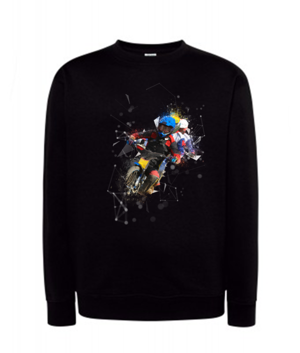 Bluza unisex klasyczna damska męska z Grafiką MZ10 Różne kolory - obrazek 3