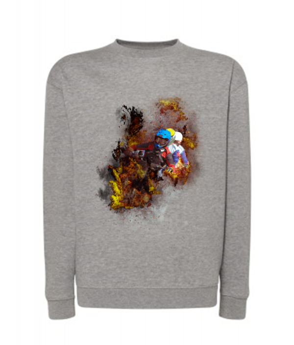 Bluza unisex klasyczna damska męska z Grafiką MZ10 Różne kolory - obrazek 6
