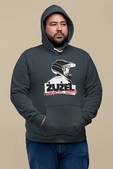 Bluza męska z kapturem Grafika MZ05 Także Duże Rozmiary Różne kolory