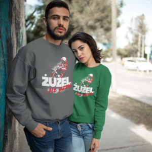 Bluza unisex klasyczna damska męska z Grafiką MZ03 Różne kolory