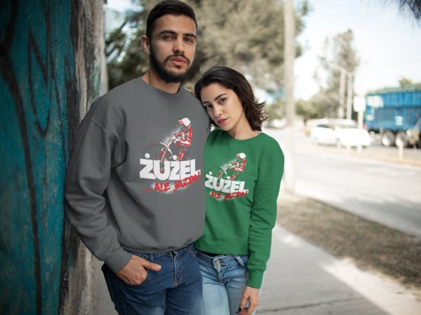 Bluza unisex klasyczna damska męska z Grafiką MZ03 Różne kolory