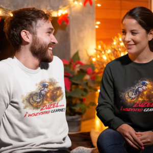 Bluza unisex klasyczna damska męska z Grafiką MZ11 Różne kolory