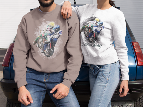 Bluza unisex klasyczna damska męska z Grafiką MZ12-1 Różne kolory