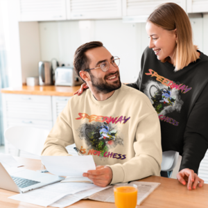 Bluza unisex klasyczna damska męska z Grafiką MZ22 Różne kolory